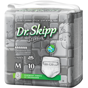 Подгузники-трусы Dr. Skipp Standard M (10 шт)