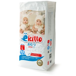 Трусики-подгузники Ekitto Premium L (44 шт)