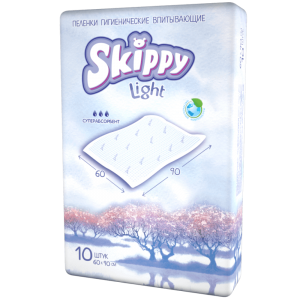 Пеленки впитывающие Skippy Light 60*90 см (10 шт)